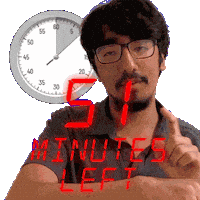 Fifty One Minutes Sticker