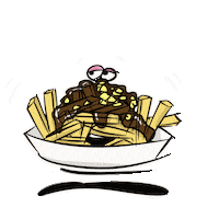 Run Poutine Sticker by Canada Running Series