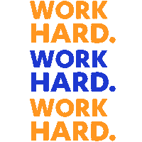Work Hard Online Marketing Sticker by De Indruk