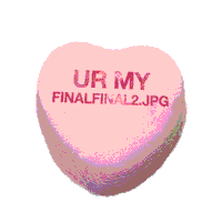 Heart Valentine Sticker by THIRD EAR