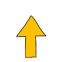 Follow Me Arrow Sticker by scholzydesign