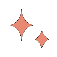 Stars Orange Sticker by StudioDIDACT