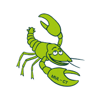 Wave Lobster Sticker by MedUniLausitz