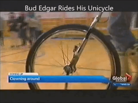 unicycle GIF