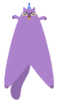 Angry Cat Sticker by Katya Ross