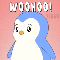 Happy Lets Go GIF by Pudgy Penguins