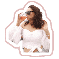 Rose Wine Sticker