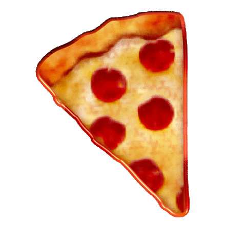 Pizza Text Sticker