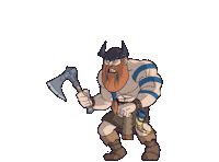 Axe Viking Sticker