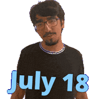 July 18 Sticker