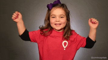 Cute Girl Reaction GIF by Children's Miracle Network Hospitals