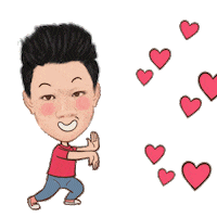 Alvin Love Sticker