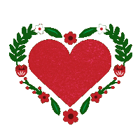 I Love You Heart Sticker by Jessica Lau