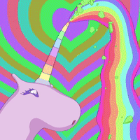 rainbow love GIF