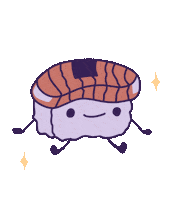 Happy Food Sticker