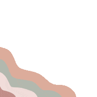 cherry925 pink green wave line Sticker