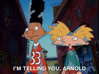 hey arnold nicksplat GIF