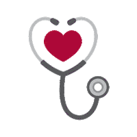 Washington State University Heart Sticker by WSU Medicine