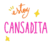 Tired Exausta Sticker