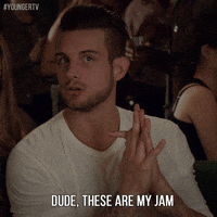 #younger #younger tv #jam #this is my jam #bro #dude #nico tortorella #bars #drinking #music GIF by TV Land