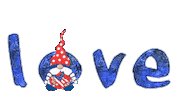 America Love Sticker