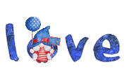 America Love Sticker