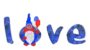 America Love Sticker