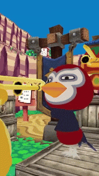 JanMcMaus happy party welcome animalcrossing GIF
