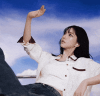 Model Hand Up GIF