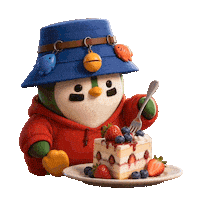 Happy Cake Sticker by ZaddyFi