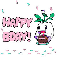 Happy Birthday Party Sticker by Magic Eden