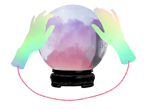 crystal ball animation GIF by Hey Pantarei