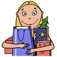 Christmas Tree Fun Sticker