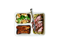 steak meal Sticker by Farmer J