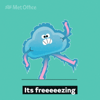 Winter Freezing GIF by Met Office weather