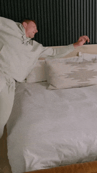 BYLTBasics tired sleep weekend bed GIF
