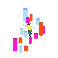 Obstacle Sticker by Make a Difference