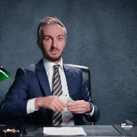 Jan Böhmermann Money GIF by ZDF Magazin Royale