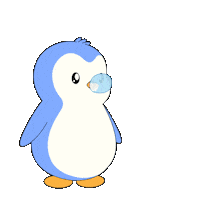 Freezing Ice Cube Sticker by Pudgy Penguins