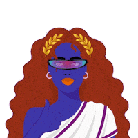 Roman Emperor Wow Sticker by World Of Women