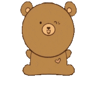 Happy Bear Sticker