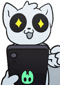 studionimai excited sticker phone think Sticker