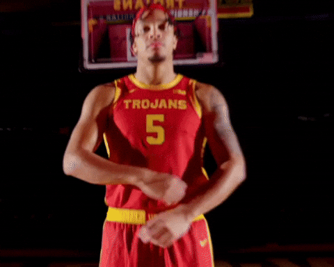 Basketball Hoops GIF by USC Trojans