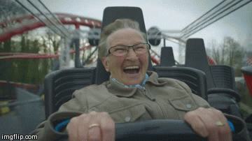 rollercoaster granny GIF