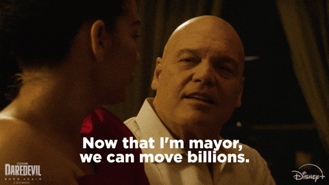 Wilson Fisk Mayor GIF by Marvel Studios