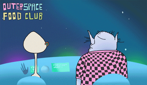 noelill giphyupload food space alien GIF
