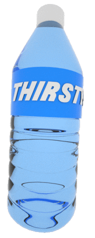 Water Bottle Success Sticker by Janet Mac