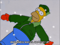 Sad Merry Christmas GIF by The Simpsons