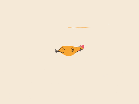 chicken eat GIF by Ethan Barnowsky