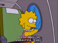 flying lisa simpson GIF